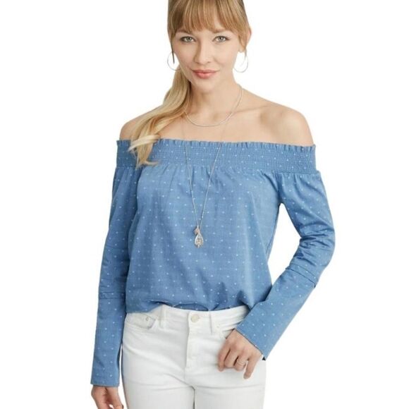 NWT Matte Stella & Dot - Gemma off shoulder top - Picture 1 of 4